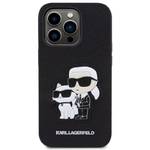 Obudowa dla telefonów komórkowych Karl Lagerfeld PU Saffiano Karl and Choupette NFT na Apple iPhone 13 Pro (KLHCP13LSANKCPK) Czarny