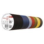 Taśma EMOS Izolační PVC 15mm / 10m barevný mix 10ks