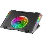 Podkładki chłodzące do laptopów Evolveo Ania 16 RGB na 17" (ANIA16) Czarna