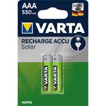 Bateria Ładowanie Varta Solar, HR03, AAA, 550mAh, Ni-MH, blistr 2ks (56733101402)