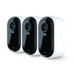 Kamera IP Arlo Essential Gen.2 2K Outdoor Security, 3 ks (VMC3350-100EUS) Biała