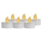 Dekoracja LED EMOS čajová svíčka bílá, CR2032, vnitřní, vintage, 6 ks (DCCV11)