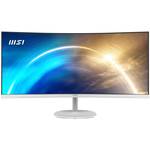 Monitor MSI PRO MP341CQW UWQHD LED 34" Zakrzywiony (PRO MP341CQW) Biały