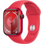 Inteligentny zegarek Apple Watch Series 9 GPS 41mm pouzdro z hliníku (PRODUCT)RED - (PRODUCT)RED sportovní řemínek - S/M (MRXG3QC/A)