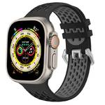 Pasek wymienny CubeNest Silicone Sport na Apple Watch 42/44/45/Ultra 49 mm (B01R1L01) Czarny