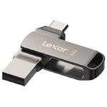 Pendrive, pamięć USB Lexar JumpDrive D400 Dual, 64GB (LJDD400064G-BNQNG) Szary 