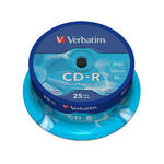 Dysk Verbatim Extra Protection CD-R 700MB/80min, 52x, 25 szt. (43432)