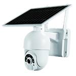 Kamera IP IMMAX NEO LITE SMART Security SUN, solární, IP65, HD, PIR čidlo, micro USB, outdoor, bílá, Wi-Fi, TUYA (07753L) Biała