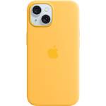 Obudowa dla telefonów komórkowych Apple iPhone 15 Silicone Case s MagSafe - paprskově žlutý (MWNA3ZM/A)