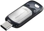 Pendrive, pamięć USB SanDisk Ultra 64GB USB-C (SDCZ450-064G-G46) Czarny/Srebrny