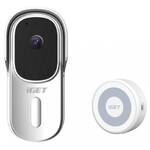 Bell Wireless iGET HOME Doorbell DS1 + Chime CHS1 (DS1 White + CHS1 White) Biały