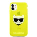 Obudowa dla telefonów komórkowych Karl Lagerfeld Choupette Head na Apple iPhone 11 (KLHCN61CHTRY) Żółty