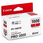 Tusz Canon PFI-1000 R, 80 ml (0554C001) Czerwona