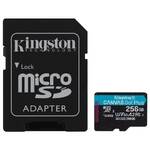 Karta pamięci Kingston Canvas Go! Plus MicroSDXC 256GB UHS-I U3 (170R/90W) + adaptér (SDCG3/256GB)