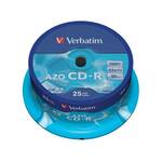Dysk Verbatim Crystal CD-R DLP 700MB/80min. 48x, 25-cake (43352)