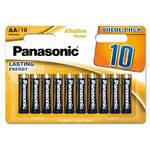 Baterie alkaliczne Panasonic ALKALINE POWER AA, R06, 10 szt. (LR6APB/10BW)