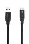Kabel Verbatim USB 3.1/USB-C, 1m (48871) Czarny