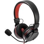 Zestaw słuchawkowy SnakeByte HEAD:SET S (Nintendo Switch) (SB913112) Czarny/Czerwony