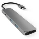Hub USB Satechi Aluminum SLIM USB-C/HDMI, 2x USB 3.0, USB-C (ST-CMAM) Szary 