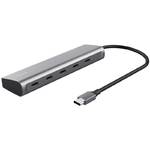 Hub USB Trust Halyx Aluminium USB-C/5x USB-C 3.2 Gen1 (25136) Srebrny