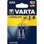 Baterie alkaliczne Varta Longlife AAA, LR03, blistr 2ks (4103101412)