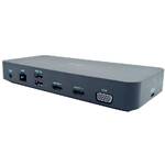 Stacja dokująca i-tec USB 3.0/USB-C/Thunderbolt, 3x Display + Power Delivery 100W (CATRIPLEDOCKVGAPD)