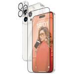 Obudowa dla telefonów komórkowych PanzerGlass Bundle 3v1 na Apple iPhone 15 Pro (tvrzené sklo + HardCase + Camera Protector) (B1173+2810) przezroczysty