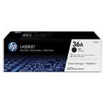 Toner HP 36A, 2x2000 stran, 2-pack (CB436AD) Czarny