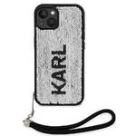 Obudowa dla telefonów komórkowych Karl Lagerfeld Sequins Reversible na Apple iPhone 13 (KLHCP13MPSQRKS) Czarny/Srebrny