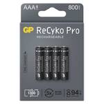 Bateria Ładowanie GP ReCyko Pro, HR03, AAA, 800mAh, NiMH, krabička 4ks (B22184)