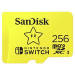 Karta pamięci SanDisk Micro SDXC 256GB UHS-I U3 (V30) pro Nintendo Switch (100R/90W) (SDSQXAO-256G-GNCZN)