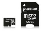 Karta pamięci Transcend MicroSDXC Premium 64GB UHS-I U1 (45MB/s) + adapter (TS64GUSDU1)