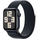 Inteligentny zegarek Apple Watch SE 2023 GPS 44mm pouzdro z temně inkoustového hliníku - temně inkoustový provlékací sportovní řemínek (MREA3QC/A)