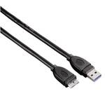 Kabel Hama USB 3.0 / USB Micro B, 0,75 m (53749) Czarny