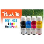 Tusz Peach HP GT51, GT52, MultiPack, 1x 5000, 3x 8000 stranl - CMYK (321284)