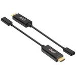 Redukcja Club3D HDMI/USB-C, aktivní (CAC-1333) Czarna