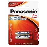 Baterie alkaliczne Panasonic Pro Power AAA, LR03, blistr 2ks (LR03PPG/2BP)