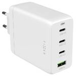 Ładowarka sieciowa FIXED GaN 1x USB, 3x USB-C PD, 100W (FIXCG100-3CU-WH) Biała