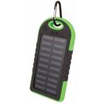 Powerbank Setty 5000 mAh, solární (GSM036556) Zielona