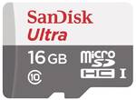 Karta pamięci SanDisk Micro SDHC Ultra 16GB UHS-I U1 (48R/48W) (SDSQUNS-016G-GN3MN) Szara