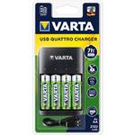 Ładowarka Varta Value USB Quattro Charger + 4 AA 2100 mAh (57652101451)