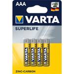 Bateria cynkowo-węglowa Varta Superlife AAA, R03, blistr 4 ks (2003101414)