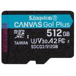 Karta pamięci Kingston Canvas Go! Plus MicroSDXC 512GB UHS-I U3 (170R/90W) (SDCG3/512GBSP)