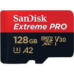 Karta pamięci SanDisk Micro SDXC Extreme Pro 128GB UHS-I U3 (200R/90W) + adapter (SDSQXCD-128G-GN6MA)