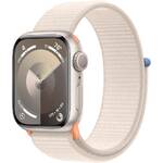 Inteligentny zegarek Apple Watch Series 9 GPS 41mm pouzdro z hvezdně bílého hliníku - hvězdně bílý provlékací sportovní řemínek (MR8V3QC/A)