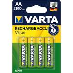Bateria Ładowanie Varta Value, HR06, AA, 2100mAh, Ni-MH, blistr 4ks (56616101404)