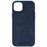 Obudowa dla telefonów komórkowych Njord Salmon Leather Magsafe na Apple iPhone 15 Plus (NA52SL01) Niebieski