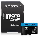Karta pamięci ADATA Premier Micro SDHC 32GB UHS-I (85R/20W) + adaptér (AUSDH32GUICL10A1-RA1)