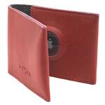 Portfel FIXED Wallet pro AirTag z pravé hovězí kůže (FIXWAT-SMMW2-RD) Czerwona
