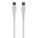 Kabel FIXED Liquid silicone USB-C/Lightning s podporou PD, MFi, 2m (FIXDLS-CL2-WH) Biały